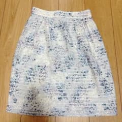 【美品】Debut de Fiore 水色フレアスカート サイズ38のサムネイル
