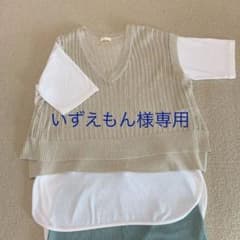 ニットベスト　プルオーバー　2点セットのサムネイル