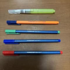 STAEDTLER triplus ball F 3本マーカー・ウォーターブラシのサムネイル
