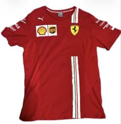 【訳あり】ルクレール Ferrari 20/21 TシャツPUMA Lサイズのサムネイル