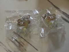 リラックマ きょうりゅう 着ぐるみフィギュア めじるしアクセサリー ２個のサムネイル