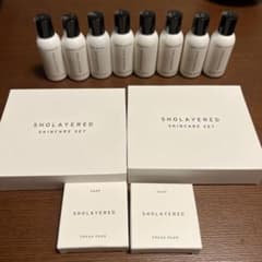 SHOLAYERED スキンケアセット、トライアルセット、ソープ 2人分