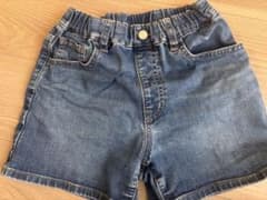 UNIQLO KIDS デニムショートパンツ 140cmのサムネイル