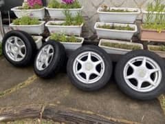 4本セットDUNLOP 195/65R14 バリ山のサムネイル