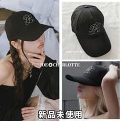 ダーリッチ darich シグネチャーDRロゴビジューキャップ BLK ブラックのサムネイル