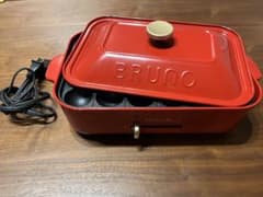 コンパクトホットプレート　BRUNO BOE21 レッドのサムネイル