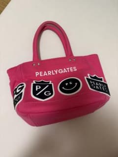 PEARLY GATES カートバッグ ピンク ワッペン - メルカリ