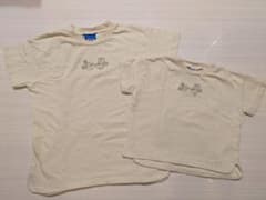 ディズニー ミッキー ミニー Tシャツ 80cm 120cmおそろい 2枚セット