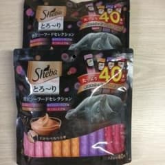 Sheba 贅沢シーフード メルティ とろ〜り 楽天24エクスプレス｜シーバ 贅沢シーフードセレクション　30袋 とろ〜り キャットフード