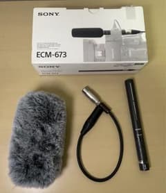 SONY ECM-673 コンデンサーマイク ガンマイク - メルカリ