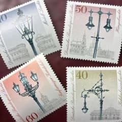 77374セール現品限 外国切手 ドイツベルリン発行外燈4種揃 - メルカリ