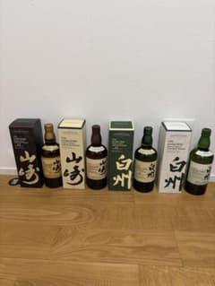 サントリー 山崎12年 白州12年 山崎NV 白州NV 4本セット - メルカリ
