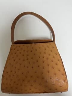 【美品】Fabienne Parisオーストリッチ ハンドバッグ ビンテージのサムネイル