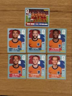 PANINI FIFA World Cup オランダ代表カード 7枚セットのサムネイル