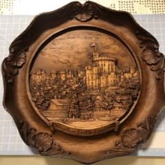Windsor Castle England レリーフ 壁掛け 木彫り - メルカリ