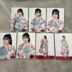 真中まな 振袖 生写真 コンプのサムネイル