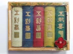 老舗・胡開文製】中国墨 五彩墨 5色セット 固形墨 書道具 龍紋 - メルカリ