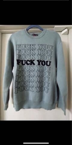 Supreme HYSTERIC GLAMOUR Fuck Sweater 白 Supreme HYSTERIC GLAMOUR Fuck Sweater 白