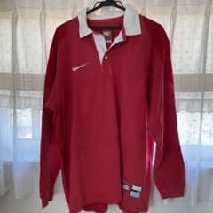 Nike ラガーシャツ 赤 Lサイズのサムネイル