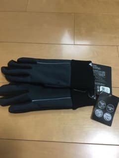 アディダス adidas メンズ防寒手袋 ネイビー防風 スマホ対応 すべり止め付のサムネイル