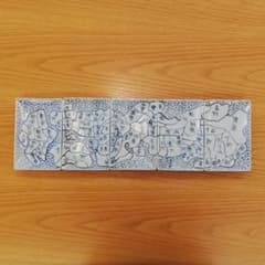 江戸天保年 伊万里染付　日本地図四角皿 五枚組① 江戸天保年 伊万里染付 日本地図四角皿 五枚組① - メルカリ