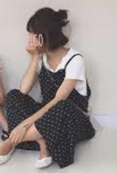 GU　リブスカラップネックTのサムネイル