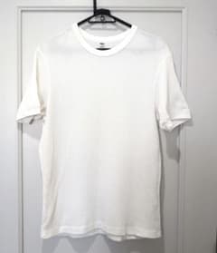 ⑧ユニクロ　メンズ　Tシャツ　ホワイト　Mのサムネイル