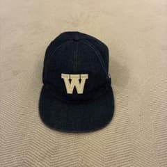 Champion デニムキャップ Wロゴ インディゴのサムネイル