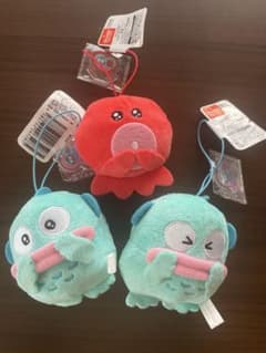 【タグ付き】　ハンギョドン つかまったんマスコット 全3種セットのサムネイル