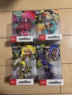 スプラトゥーン　amiibo フィギュア　4体セットのサムネイル