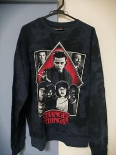 ☆[희귀]STRANGER THINGS 스웨트 L 타이다이풍 총무늬☆공식