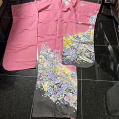 振袖　新品同様　辻が花模様のサムネイル