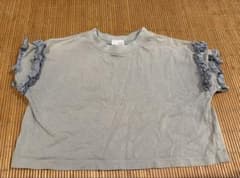 LOWRYS FARM キッズ フリルTシャツ　120センチ　ミントのサムネイル