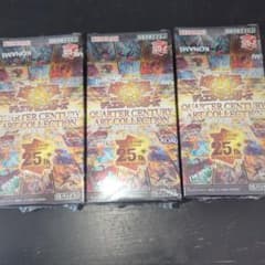 遊戯王 クォーターセンチュリーアートコレクション 3box シュリンク付き 遊戯王 クォーターセンチュリーアートコレクション シュリンク付き 3