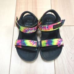 BREEZE キッズ サンダル 17.0cm タイダイ柄のサムネイル