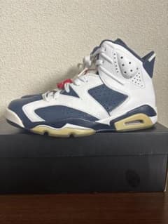 NIKE Air Jordan 6 Retro ホワイト/ネイビーのサムネイル