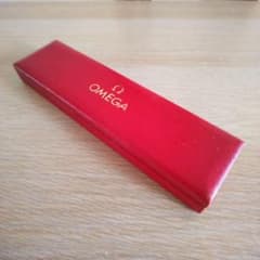 OMEGA 】オメガ 純正腕時計空箱 赤 ウォッチケース ヴィンテージ