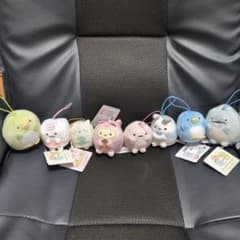 [Unused] Sumikkogurashi Tenori Plush Toy Set of 8 (No Duplicates)