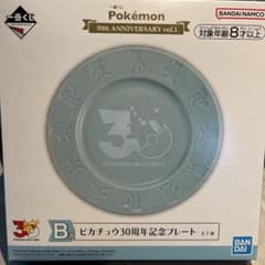 一番くじ ポケモン　ピカチュウ30周年記念プレート B賞のサムネイル