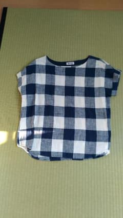 【ぽーちゅらか様専用】チェックブラウスのサムネイル