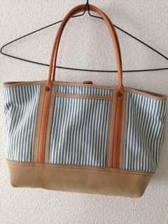 ツモリチサト ストライプトートバッグのサムネイル