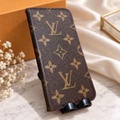 ルイヴィトン M63444 iPhone X XS フォリオ モノグラム ローズ - メルカリ