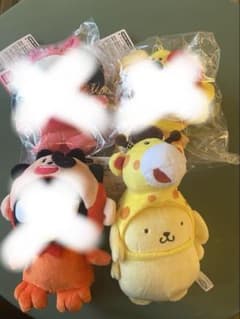 サンリオ　たべっ子どうぶつコラボ　ポムポムプリン　着ぐるみマスコットのサムネイル