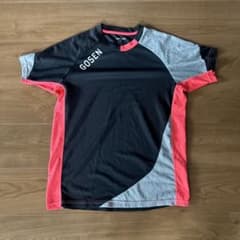 GOSEN テニスウェア Tシャツ ブラック/グレー/レッドのサムネイル
