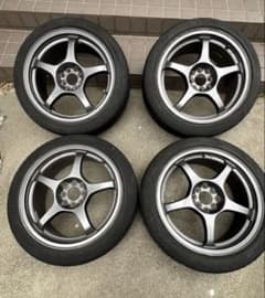 シュナイダー 17インチ ホイール 4本セット 7.5Jマルチ穴 S13シルビア シュナイダー 17インチ ホイール 4本セット 7.5Jマルチ穴 S13シルビア