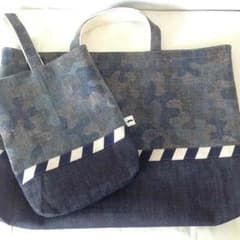 のんりゅうさま専用ページ/絵本袋＋上靴袋＋体操服入れのサムネイル