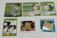 名探偵コナン 遠山和葉 カード 缶バッジ セットのサムネイル