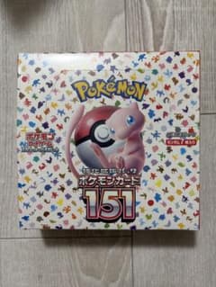 ポケモンカード151 box シュリンク付きのサムネイル