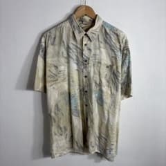 ヴィンテージ　メンズ半袖シャツ　柄シャツのサムネイル