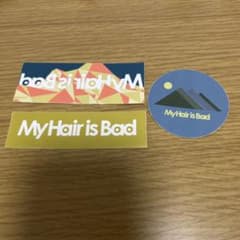 My Hair is Bad ステッカー3枚セットのサムネイル